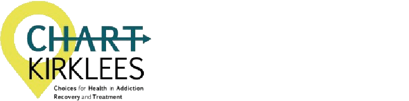 CHART Kirklees white logo